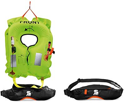 Secumar, aufblasbares Rettungsmittel für Schwimmer + SUP, Free 100 (Modell 2021)