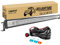 RIGIDON 52 Zoll 130 cm 675W außen alu led lichtleiste mit 12v kabelbaum kit, Wasserdicht warmweiß offroad beleuchtung für Auto Offroad ATV LKW KFZ Traktor Fahrzeuge 4x4, Slim led nebelscheinwerfer