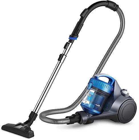 EUREKA Whirlwind Cylinder Vacuum,Bagless Vacuum Cleaners for Hardfloor, Carpet & Car, Compact & Lightweight, 700W, 1.5L