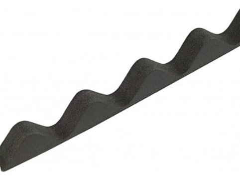 Onduline Foam Eaves Filler for Onduline Corrugated Roof Panels, 25mm Thick, Pack of 10 (Black)