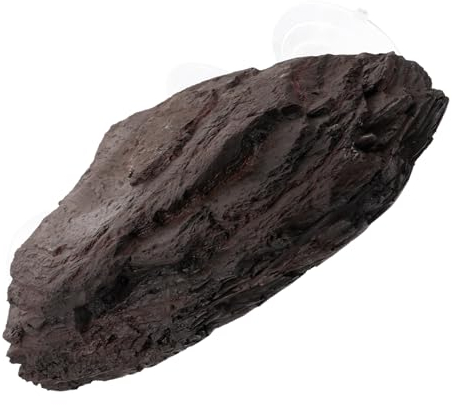 BUGUUYO Schildkröten Basking Plattform aus Harz Große Dekoration für Aquarium und Terrarium als Schildkröten Habitat Naturstein Zubehör für Reptilien und Aquarien