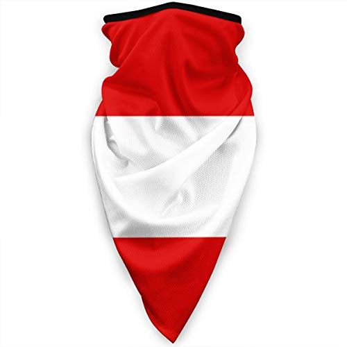 Flagge Von Österreich Herren Damen Headwrap Kopftuch Multifunktion Nackenwärmer Mikrofaser Halswärmer Für Sportarten Klettern Wandern