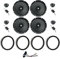 Kit de 8 boîtiers FOCAL ASE 165 pour Skoda Fabia de 07 à 14, Octavia I de 96 à 04, Octavia II de 04 à 13, Octavia III de 12 à 19 de 165 mm avec 2 supports avant, 2 arrière et 4 connecteurs