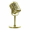 Kueohse Microfono per Voce Dinamico retrò Microfono Vintage Supporto Universale per Performance dal Karaoke Registrazione in Studio Facile da Installare Facile da Usare