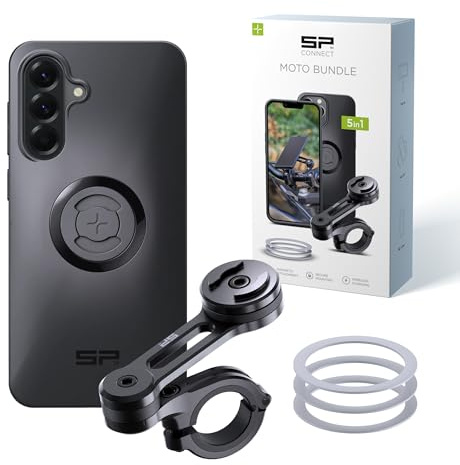 SP CONNECT Moto Bundle | SPC+ | kompatibel mit Moto Bundle Samsung A56 | Handyhalter für Motorrad Bike Moped Roller | Gadget Halterung für Navi