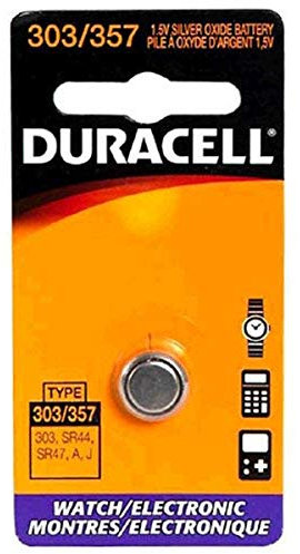 Duracell DL303/357BPK Watch / Electronic Battery, Pocket Tray