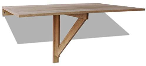 vidaXL Wandtisch, klappbar, Eiche, faltbar, Computertisch, Küche, Büro