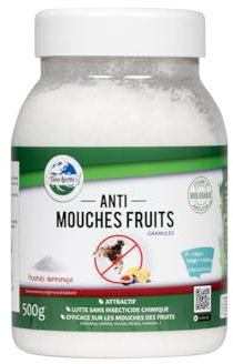 TERRA NOSTRA – Fosfato Diammónico para Moscas de Frutas – Atractivo Natural y Potente para Trampa para Moscas – 500 g para Frutas, Verduras y Plantas