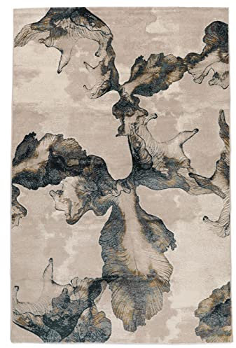 RugVista, Lily, Teppich, Mittelflor Teppich, 200 x 300 cm, Rechteckiger, Modern, Oeko-Tex Standard 100, Polypropylene, Flur, Schlafzimmer, Küche, Wohnzimmer, Schwarz/Grau, Mehrfarbig