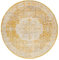 RugVista, Nadia, Teppich, Kurzflor Teppich, ∅ 200 cm, Rund, Modern, Oeko-Tex Standard 100, Polypropylene, Flur, Schlafzimmer, Küche, Wohnzimmer, Gelb, Gelb