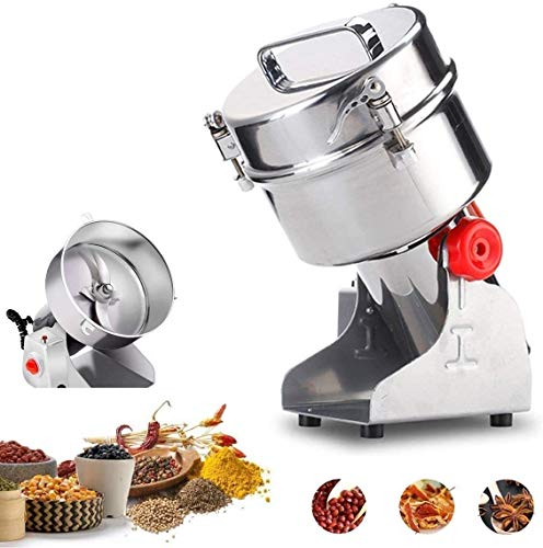 RANRANJJ Mill Grinder médecine Traditionnelle Petit Moulin Multifonctionnel électrodomestiques Grains Moulin Moulin Bait Poudre Grinder Peut être utilisé comme Grains de café/complémentaire alimenta