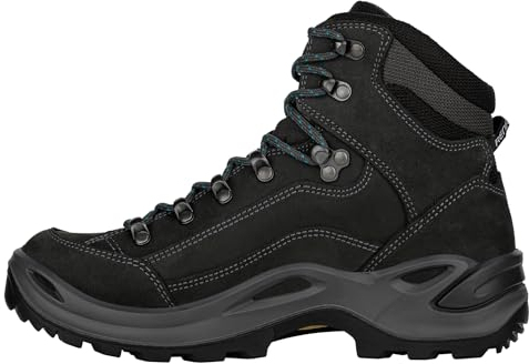 LOWA Stiefel mittel RENEGADE GTX MID Ws asphalt/türkis 38