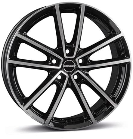 Borbet Felge W 8x19 ET37 5x112 black polished glossy W 80937112566,5BPG/T