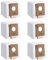 6pcs Sacs à Poussière pour ECOVACS DEEBOT N8/N8 Pro/N8 Pro Plus/N8 PRO CARE, OZMO T8/T8/OZMO T8+, T9/T9+/T9 AIVI, yeedi vac 2 pro/vac max/vac hybrid/yeedi vac Station, Sacs À Poussière de Rechange