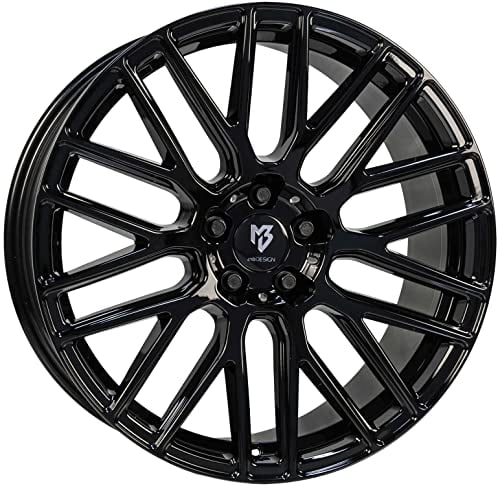 MB Design Felge KV4 7.5Jx18 ET30 5x112 Glanzschwarz kompatibel mit Mercedes-Benz B C CL CLC CLK E GLA GLC GLK S SLC SLK 55 SLK