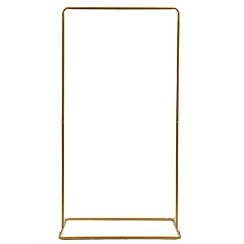 Wedding Arch 2m Metal Wedding Welcome Sign Arch Stand Gold Advertising Shelf Rack Billboard for Wedding Decorations Birthday Party Supplies Event Party