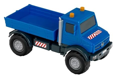 Theo Klein 3802 Mercedes-Benz Unimog Kipper hochwertiges Fahrzeug | Für Innen- und Außenbereich | Maßstab 1:24 | offizielles Lizenz-Produkt | Spielzeug für Kinder ab 3 Jahren