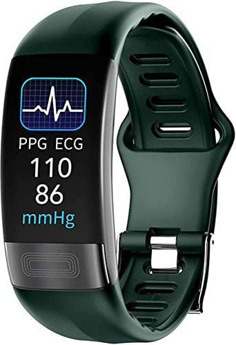 MITLOW Orologio Intelligente con rilevamento della Temperatura, monitoraggio ECG + PPG, monitoraggio della frequenza cardiaca/Pressione sanguigna/Ossigeno