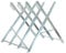 ECUTEE Metal Saw Horse Sawhorse Bench Wood Log Holder Metal Chainsaw Log Cutting Bench Stand 84 x 80 x 80 cm 150kg Foldable, for Logging Sawing Forestry Workshop