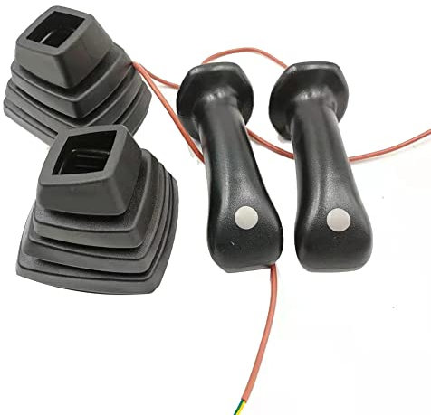 melairo 1Set L+R Bagger Joystick Assy Gears Handle mit Dust Cover für Rexroth Yuchai LOVOL Longgong- 55/60/65/75-8/80