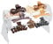 Aohcae Organizer Klauenclip, 360 Grad Haarspangen Aufbewahrung Acryl Haarklammer Aufbewahrung Damen Haarspangen Organizer
