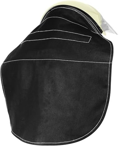 Kopfumfang des Schweißhelms Hintere Abdeckung Der Schweißhaube Hinterer Schweißschutz Zubehör Für Schweißhelme Schweißkappenverlängerung Schweiß-Nackenschutz Feuerfestes Tuch iplusmile