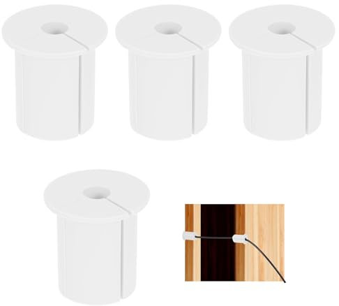 4 Pcs Cable Routing Kit for Starlink, Starlink Accessories, Wall Pass Through Grommets Compatible with Starlink Mount for Cord Protection, Cable Routing Bushings for 1 Wall Hole
