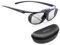 Hi-SHOCK Occhiali 3D attivi Black Heaven compatibili con Sony JVC, Epson 3D RF Proiettore - Sostituzione per SSG-3570CR, TDG-BT500A, TY-ER3D5ME, TY-ER3D6ME - 120 Hz - Ricaricabile | Con custodia per
