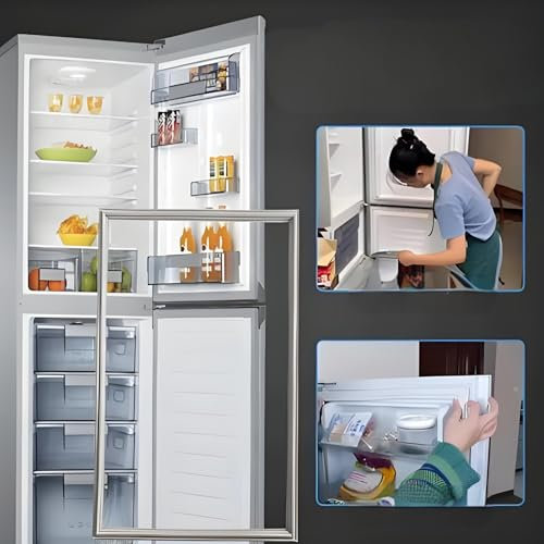 HMBEST Universal-Türdichtung Gummidichtung Kühlschrank Gefrierschrank Anpassen Profilierte Magnetdichtung
