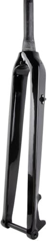 ZJHAHJY Fourche Rigide de VTT en Carbone 26'' 27,5'' 29'' Fourche Rigide Frein à Disque 15x100mm Axe traversant Fourche Avant Tube de Direction Conique 1-1/2'' sans Filetage