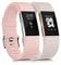 Mugust Lot de 2 bracelets de rechange pour Fitbit Charge 2, bracelets de sport réglables pour femme/homme, taille S/L (lumière étoilée/rose clair, taille S (14 à 17 cm)