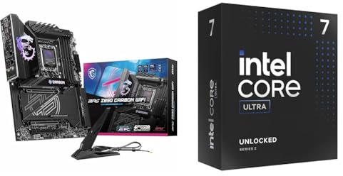 MSI MPG Z890 CARBON WIFI Mainboard + Intel Core Ultra 7 per sistemi processore desktop 265K 20 core