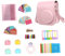 DIYEAH 1 Ensemble Accessoires Polaroïd Étui pour Appareil Photo Instantané Mini 11 pour Instant Mini 11 PU pour Appareil Photo Instantané 11 Étui pour Instant Mini 11 Papier Rose