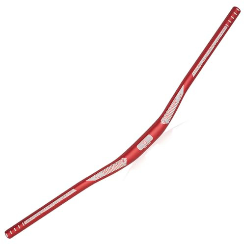 31,8 mm Mountainbike-Lenker, Aluminiumlegierung, 720 mm/780 mm, extra lange MTB-Fahrradstange (rot, 780 mm)