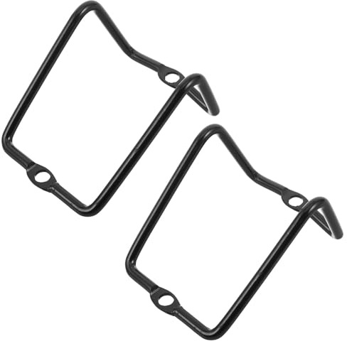 Alipis Fahrrad Rücklicht Halterung aus Stahl 2 Stück Stabile Konstruktion mit Federclip Einfache Montage Passend für Sitzrohr und Fahrradrahmen für Pendeln und Freizeitfahrten