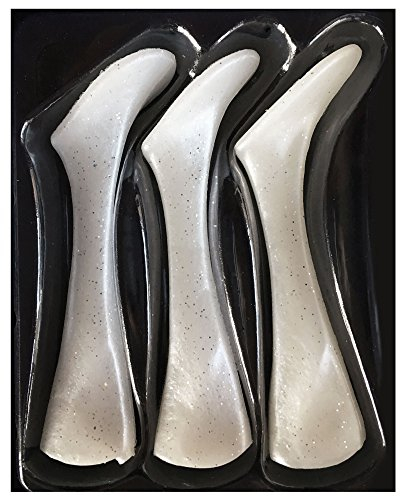Headbanger Lures Headbanger Shad Spare Tail (Ersatzschwanz) Pearl White