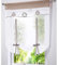 SIMPVALE Raffrollo bestickt Eule römischen Liter Fall Schatten Band Typ Gardinen, Khaki, Breite 60cm / Höhe 140cm
