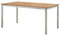 ASS Edelstahl Teak Gartentisch 160x90 cm Holztisch Esstisch Tisch Massive Ausführung A-Grade Teakholz Modell: Kuba