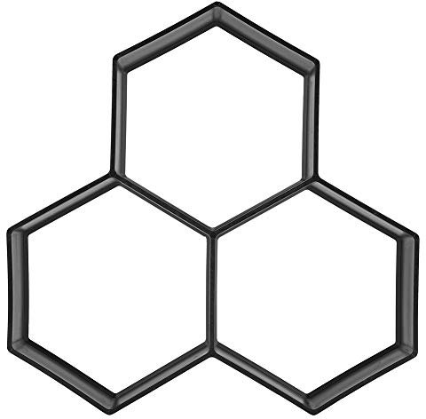 1Pcs 36 x 36 cm Stampo per Pavimentazione Fai da Te Percorso del Giardino Maker Mold Calcestruzzo Stepping Stone Cemento Pavimentazione Stampo Esagonale