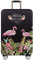 Kofferhülle Elastisch Kofferhülle Bambus Kohlefaser 18-32 Zoll Kofferschutzhülle Gepäck Cover Reisekoffer Hülle Kofferschutz Luggage Cover Gepäckabdeckung (Flamingo, XL)