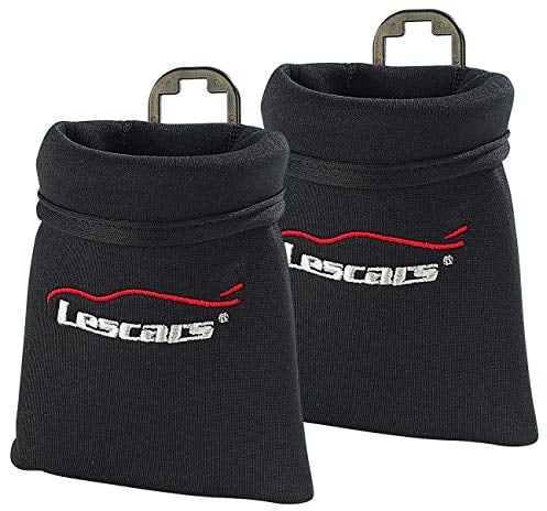 Lescars Brillenablage Auto: 2er-Set Neopren-Smart-Pockets - Die praktischen Taschen im Auto (Brillenhalter Armaturenbrett, Brillenhalter selbstklebend, Aufbewahrungstasche)