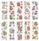 Ideen mit Herz Transparent-Sticker | 10 Bogen à 10 cm x 30 cm | Bunte Aufkleber zum Basteln & Dekorieren (Vintage Vögel & Schmetterlinge)