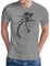 OM3® Bicycle Fahrrad T-Shirt - Herren - Vintage Radsport Radfahrer - Grau Meliert, L