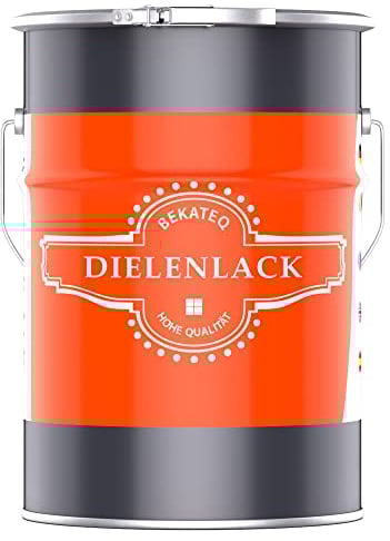 BEKATEQ BE-410 Dielenlack farblos 5l seidenglänzend I Holzlack auf Wasserbasis I Transparenter Parkettlack zur Holzversiegelung I Schützt Böden und Holzmöbel I schmutz- und wasserabweisend