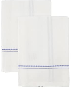 Nicolas Vahe 104030400 Geschirrhandtücher, Amow, Weiß Blau, l: 100 cm, w: 50 cm