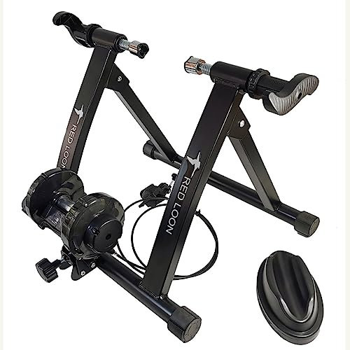 Fahrrad Rollentrainer Fahrradrolle Indoor Bike Trainer Heimtrainer - Red Loon BTX007-26-28 Zoll Räder - 6 Gänge Magnetbremse - Klappbarer Rennrad Rollentrainer