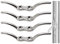 Edelstahl Boot Klampen Anlegeklampen Edelstahl Fahnenmast Klampe Edelstahl für Boote Bootsklampe 4 Stück Festmacher Belegklampe für Yacht Dock Deck Base Marine Boat Fastener Zubehör