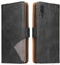 BININIBI Handyhülle Kompatibel Mit Huawei P20 Hülle, Huawei P20 Hülle, Premium PU Leder Schutzhülle Abdeckung, Magnetverschluss, Kartenfach, Tasche Flip Case Brieftasche Klapphülle, Schwarz