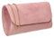SwankySwans Anny Rabat en Daim, Pochette, Sac à bandoulière Femme, Rose, Taille Unique
