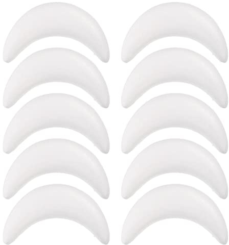 EXCEART Styroporformen Mond Handwerk Schaum Weihnachtsbaumschmuck: Weiß Styropor Mond 10 Stücke DIY Weihnachtsschmuck Modellierung Weihnachten Hochzeit Festival Party Dekoration Schulprojekte